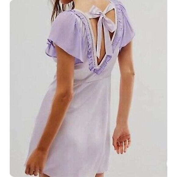 Free People Dresses & Skirts - Free People Lavender Mini Dress